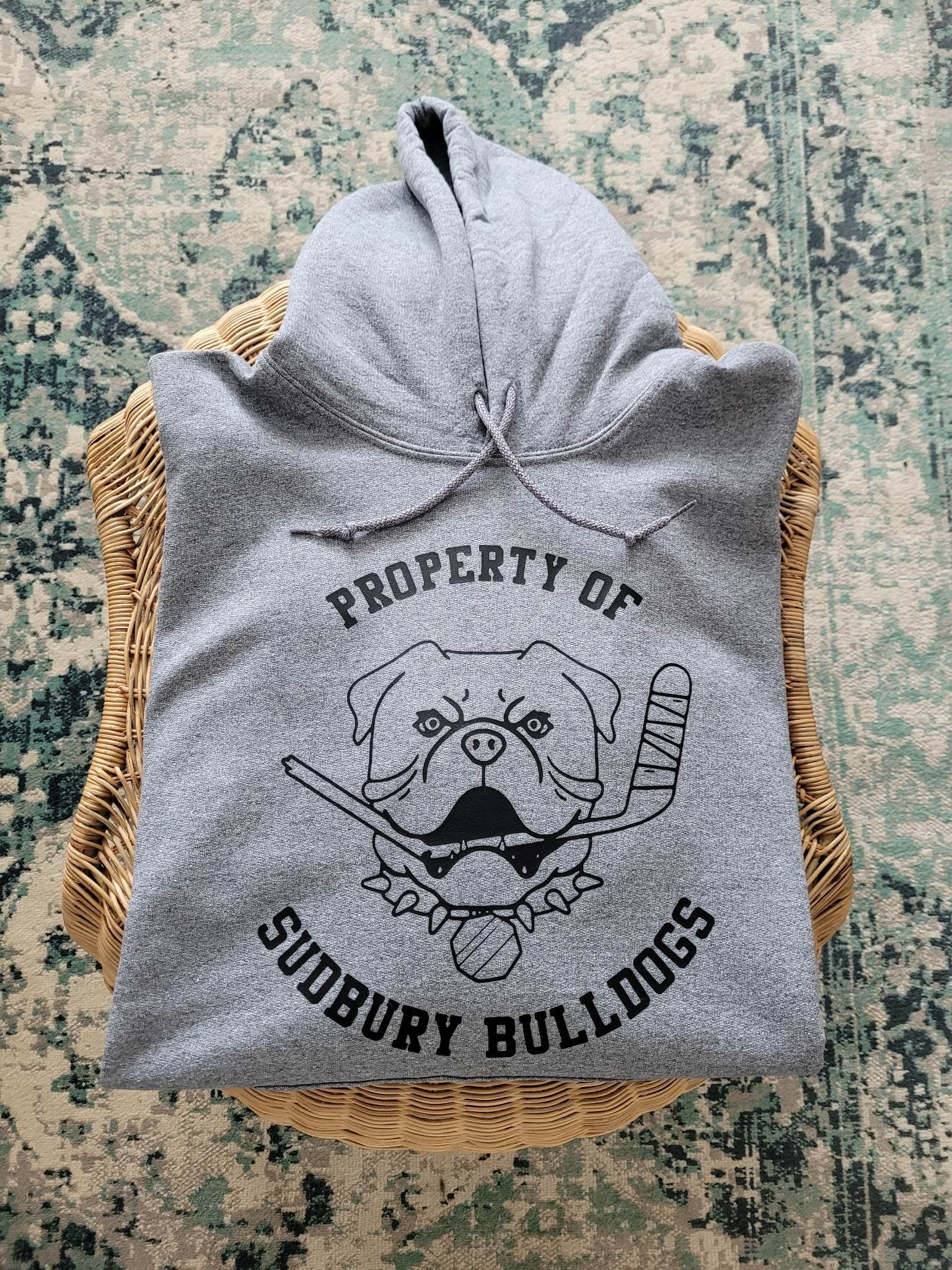 Bulldog hoodie clearance