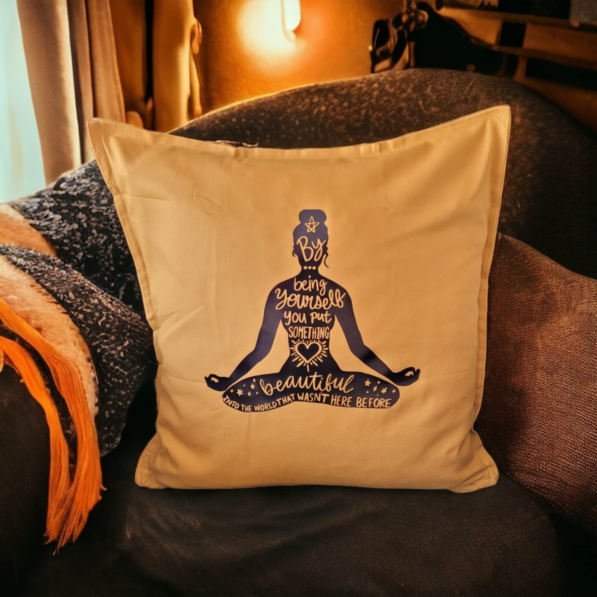 Buddha hotsell pillow cover